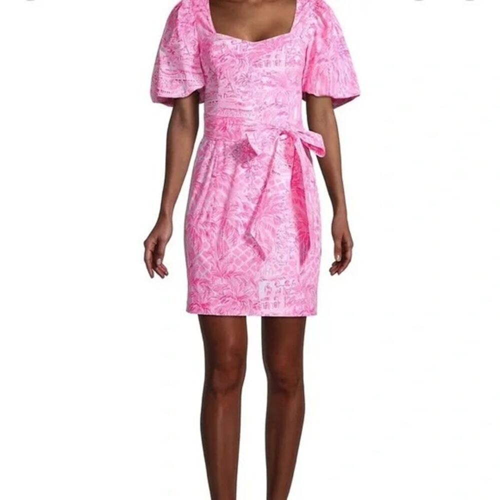 LILLY PULITZER Merian Ouff Dress Size M NWT Retail $198 Tuckernuck